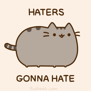 Haters gonna hate!